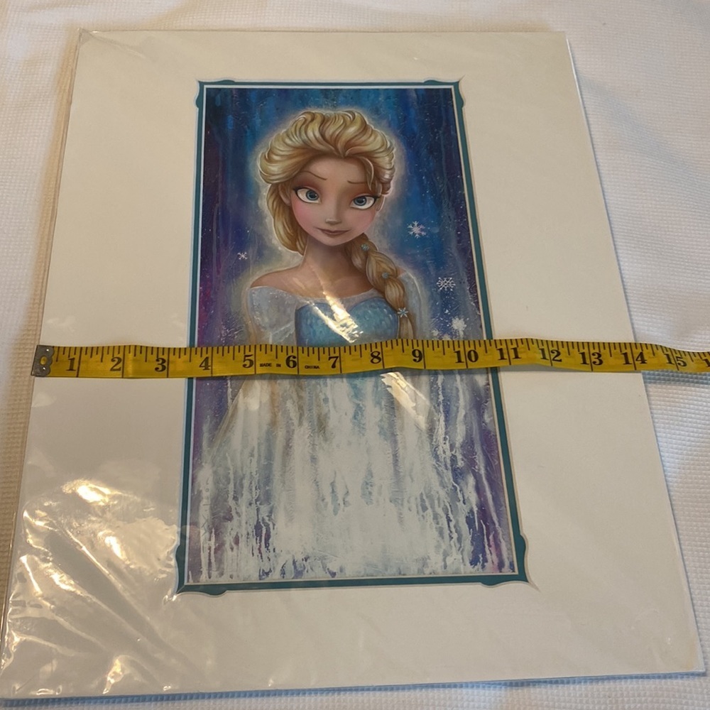 Elsa Fade Art Work Darren Wilson Disney Ready for Framing - Picture 10 of 12
